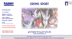 Desktop Screenshot of cronosport.it