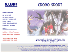 Tablet Screenshot of cronosport.it